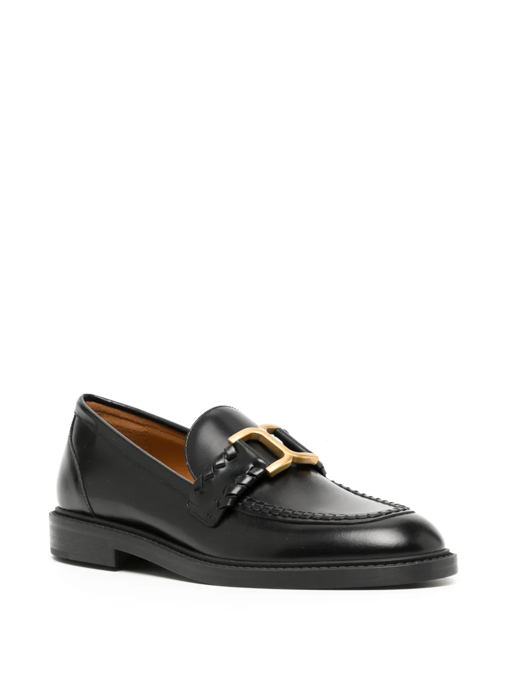 Chloé Marcie leather loafers - Zwart