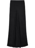 ANINE BING flared silk maxi skirt - Black