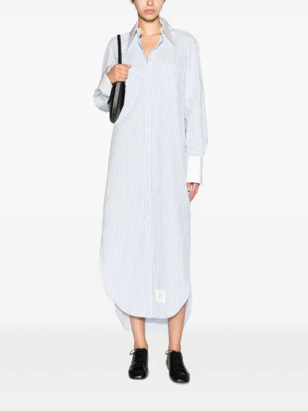 【送料&関税込】Thom Browne Dress Gray Layered wool mini dress | THOM BROWNE | NET-A-PORTER