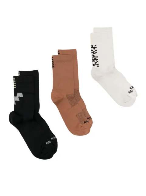 Rapha Pro Team logo-intarsia performance socks (pack of three)