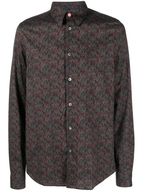 PS Paul Smith graphic-print long-sleeve shirt