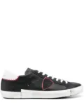 Philippe Model Paris PRSX low-top leather sneakers - Black