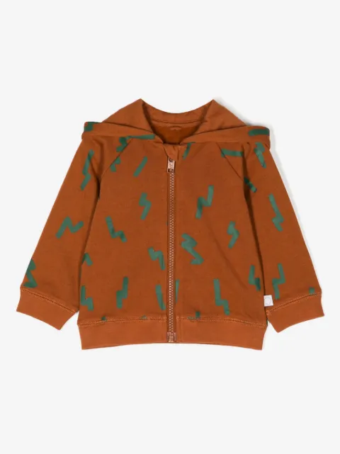 Stella McCartney Kids logo-print hooded jacket
