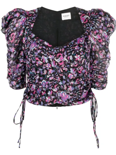 MARANT ÉTOILE Galaor puff-sleeve blouse