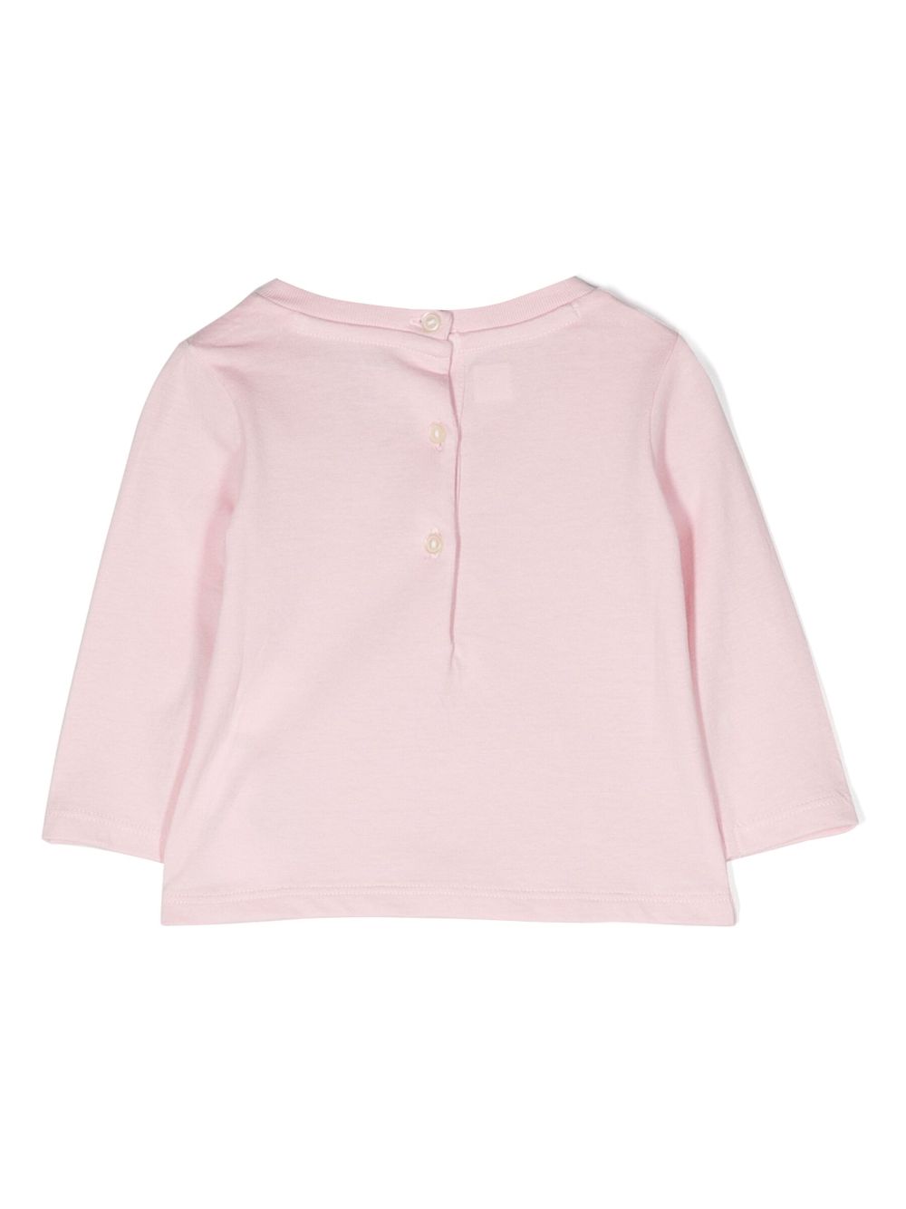 POLO RALPH LAUREN KIDS logo-embroidered cotton T-shirt - Pink