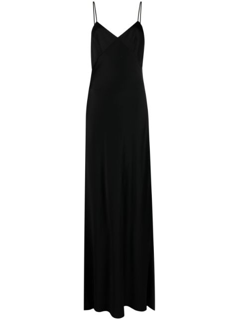 Max Mara satin slip maxi dress