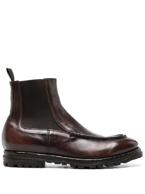 Officine Creative Vail 017 leather ankle boots