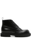 Officine Creative Ultimate 009 leather lace-up boots - Black