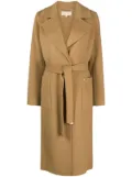 Michael Michael Kors belted single-breasted coat - Brown