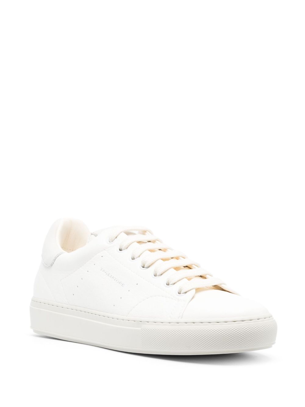 Tagliatore two-tone leather sneakers - Wit