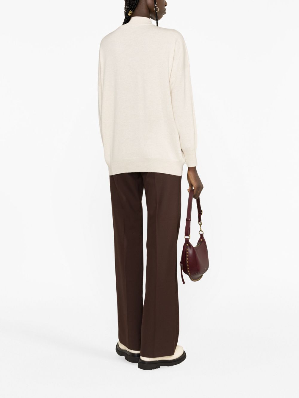 Brunello Cucinelli Monili-detail cashmere jumper Women