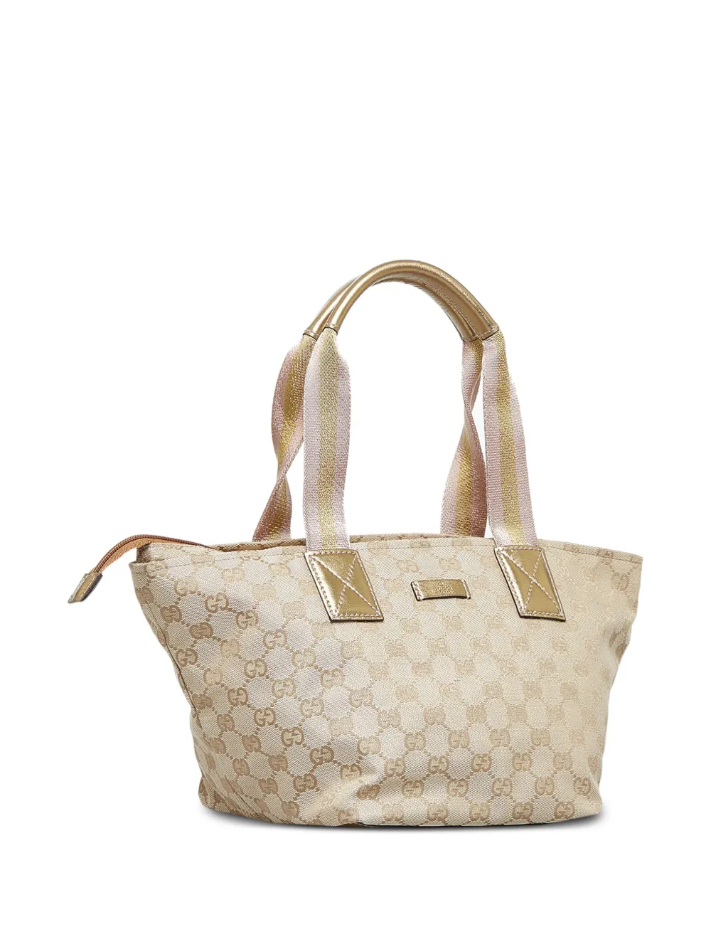 Gucci Pre-Owned GG Web tote bag - Beige