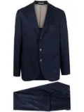 Brunello Cucinelli single-breasted wool suit - Blue