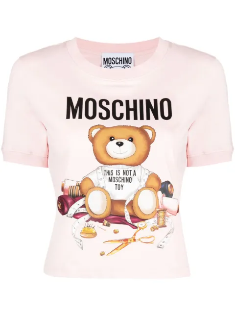 Moschino Teddy Bear-print organic cotton T-shirt