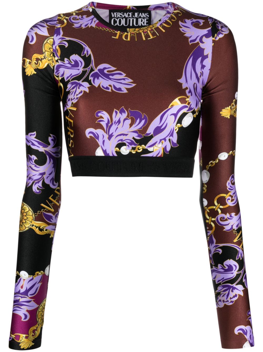 Versace Jeans Couture Cropped top Bruin