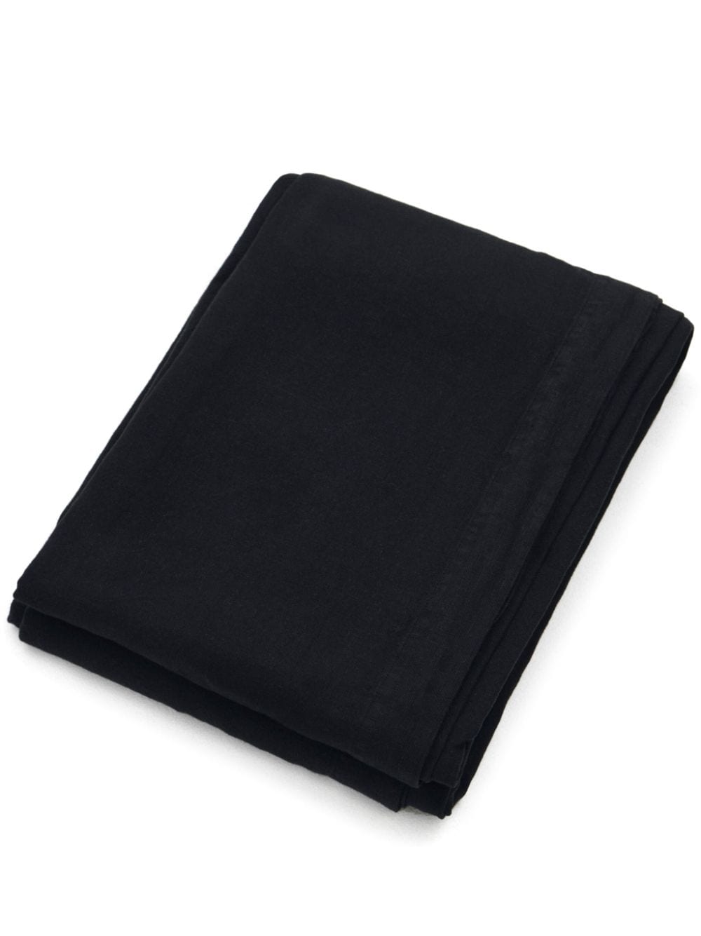 Tekla Stonewashed Linen Bedspread (240x260cm) In Black
