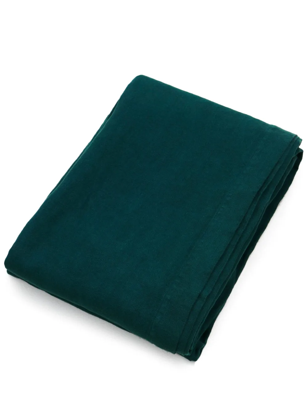 TEKLA stonewashed linen bedspread (240x260cm) - Green