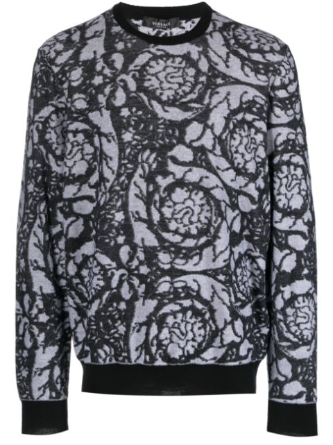 Versace Barocco Silhouette vanisé jumper