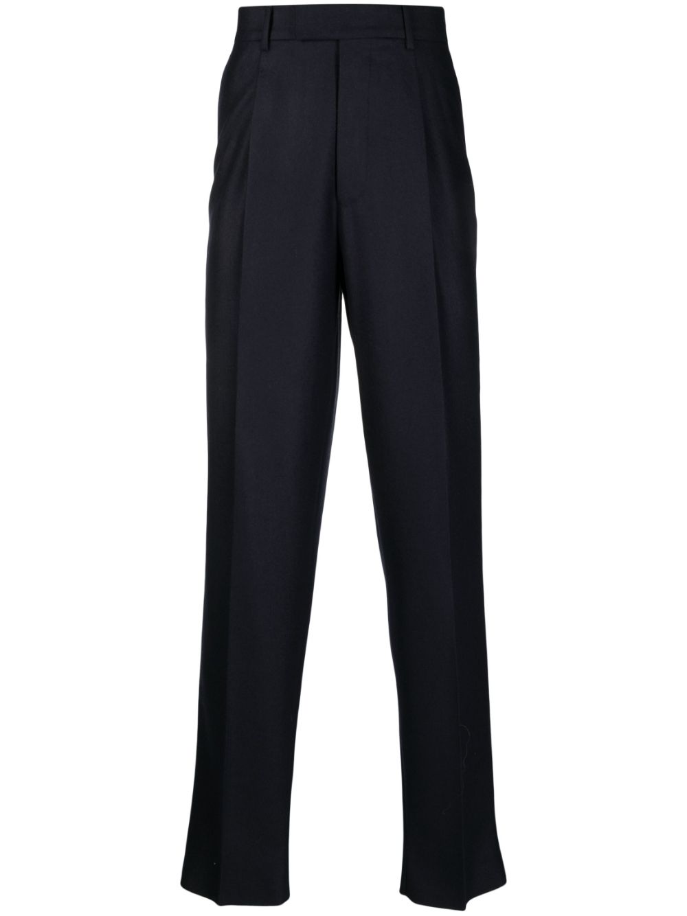 Zegna pleat-detail tailored trousers - Blue