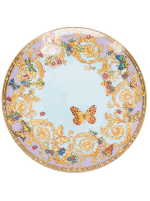 Versace Le Jardin ceramic dinner plate Men