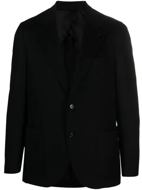 Lardini single-breasted wool-cashmere blazer