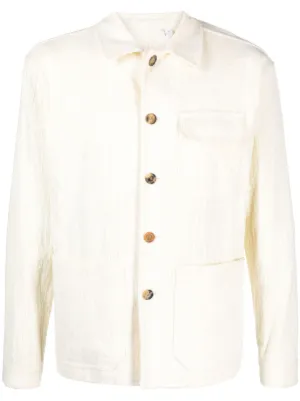 White deals corduroy jacket