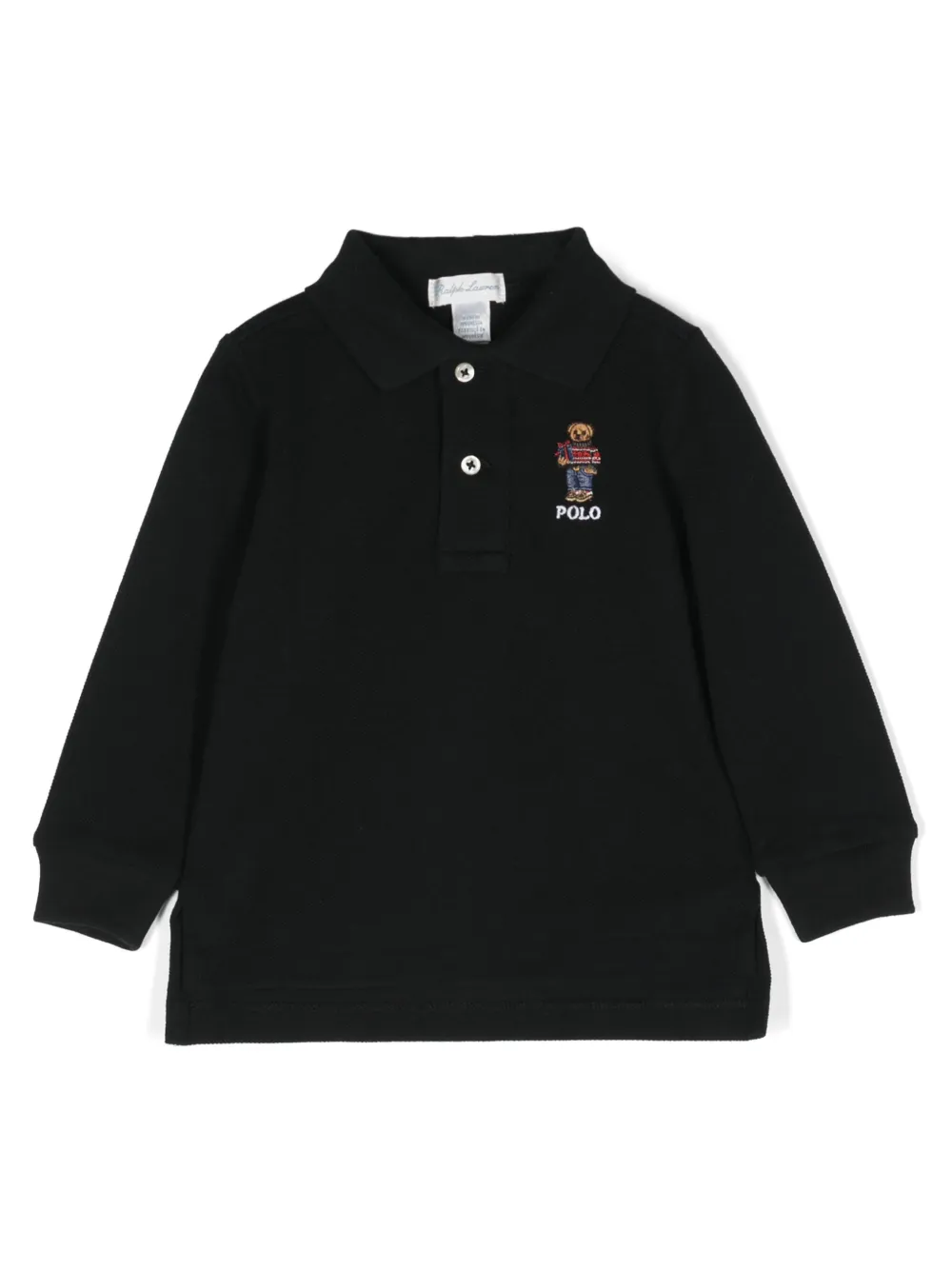 Ralph Lauren Kids Poloshirt met borduurwerk Zwart