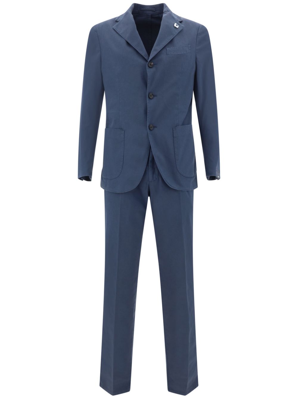 stretch-cotton suit