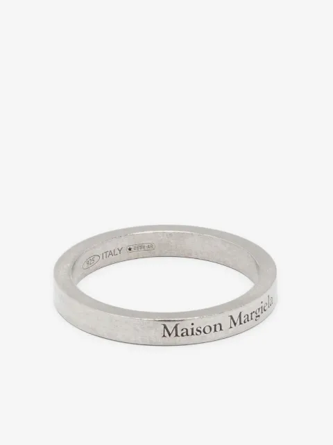 Maison Margiela engraved-logo ring