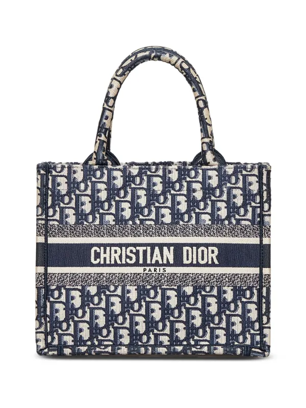 Christian Dior Pre Owned 2022 pre owned Small Oblique Book Tote