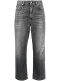 R13 cropped boyfriend jeans - Grey