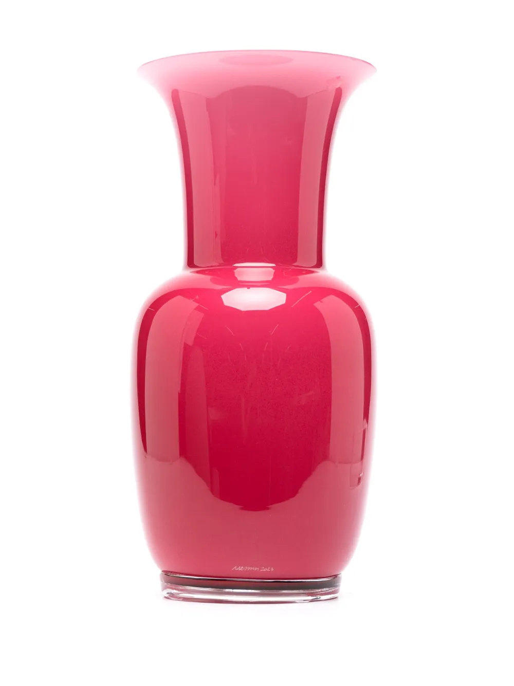 Venini Glazen vaas (22 cm) - Roze
