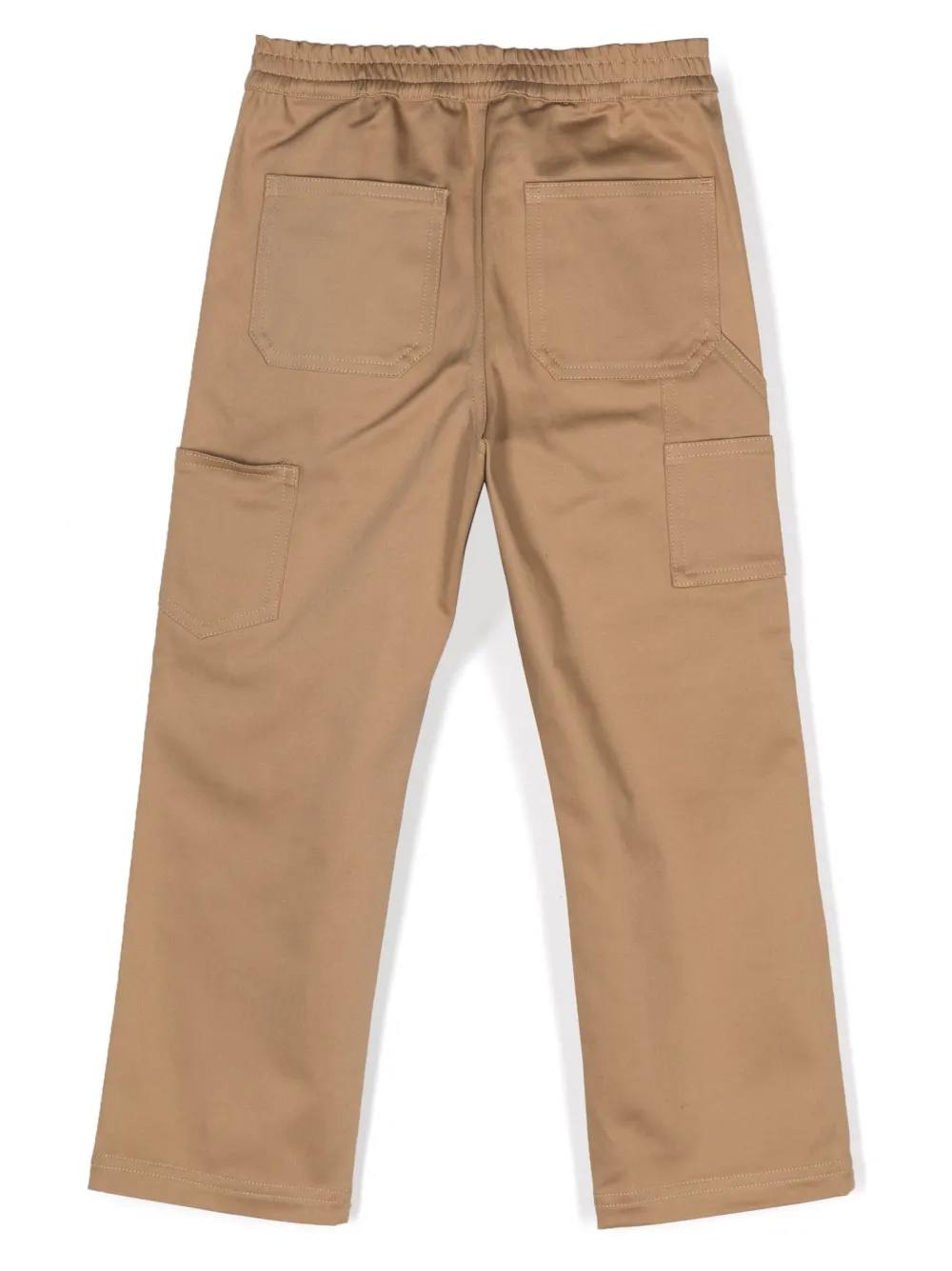Off-White Kids logo-print elasticated straight-leg trousers | Boys Casual Trousers | Image 2