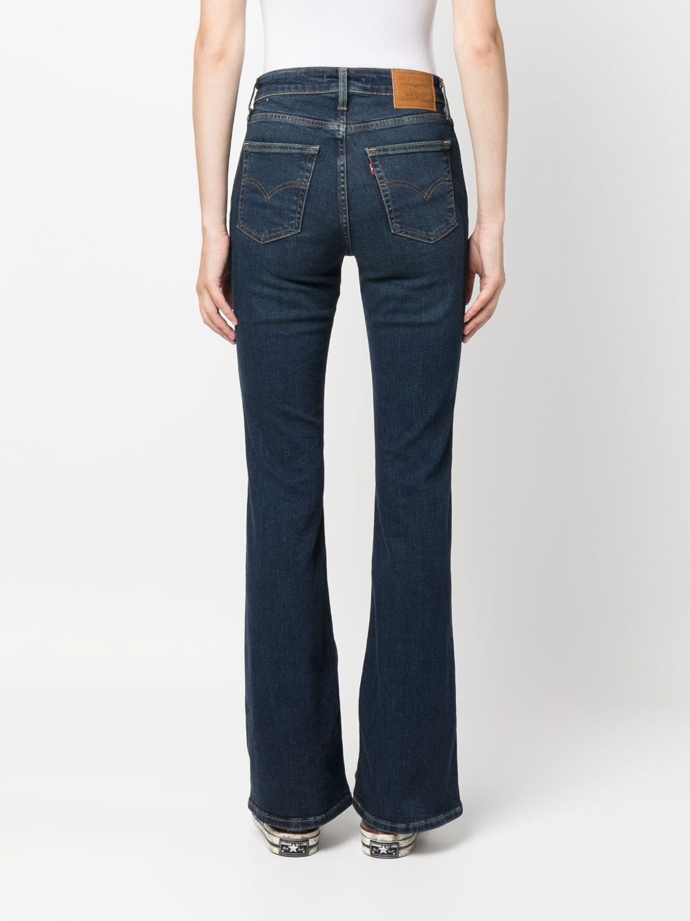 Shop Levi's 726™ High-rise Flared Jeans In Blue