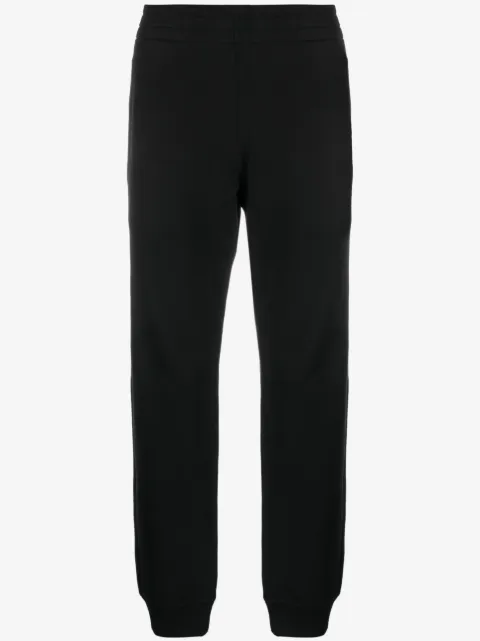 Moschino logo-patch elasticated track pants