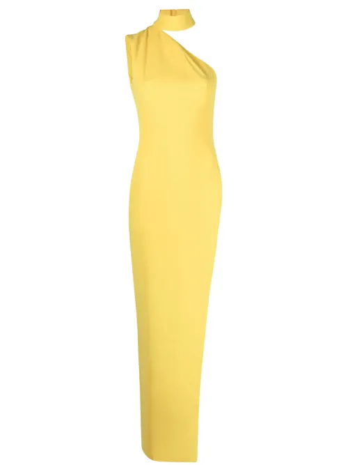 Robe fendue à une épaule - Mônot - Modalova