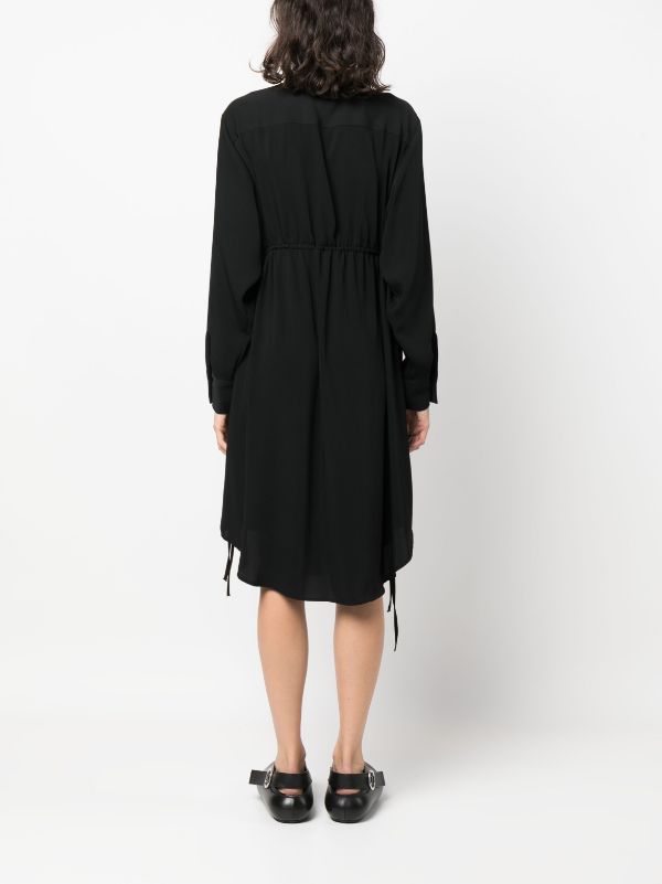 MM6 Maison Margiela drawstring-waist Shirt Dress - Farfetch