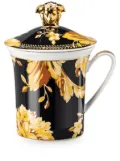 Versace Vanity porcelain lid mug - Multicolour