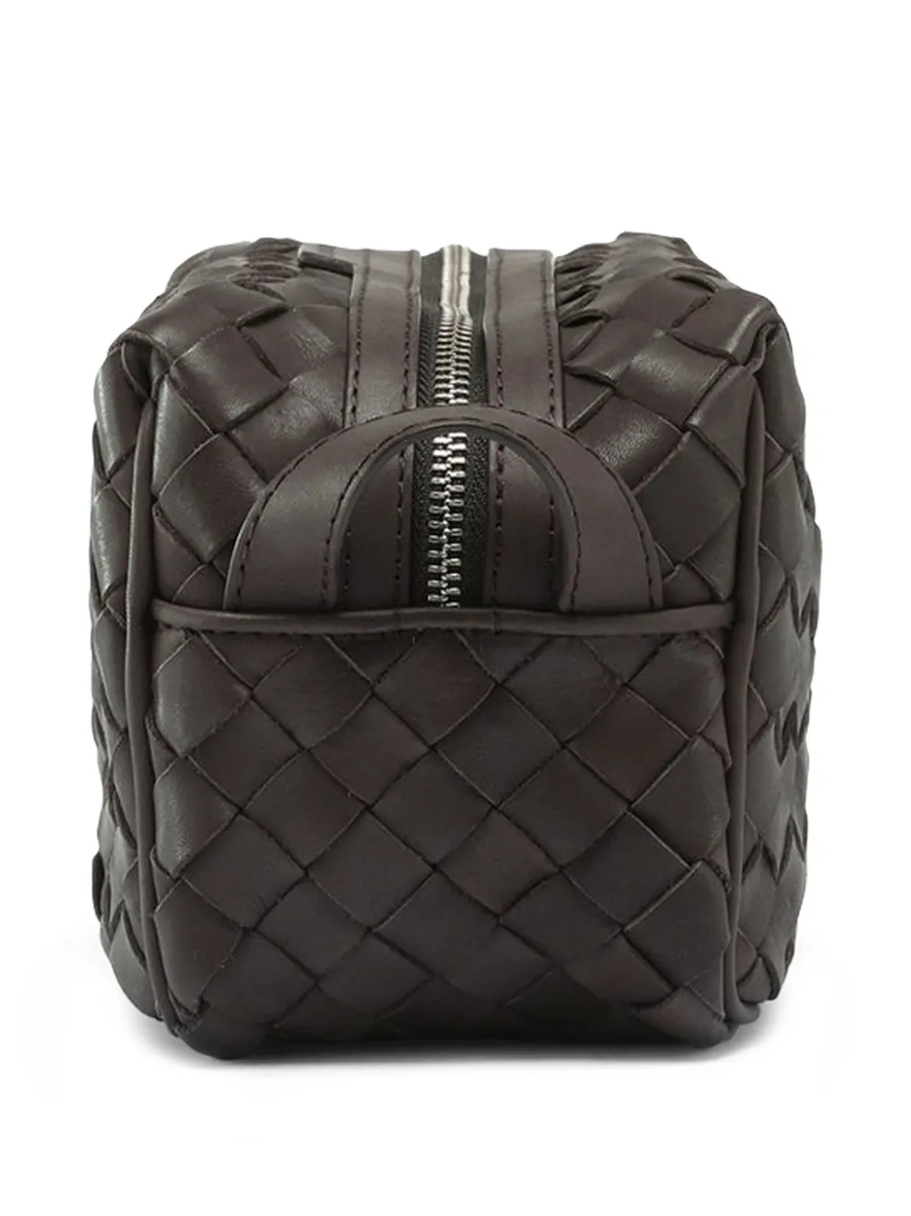 Officine Creative Armor 014 buidel van geweven leer Bruin