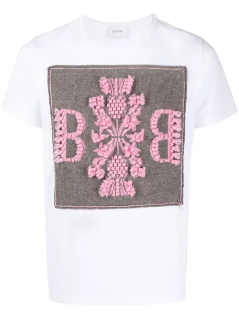 Barrie オーバーサイズ カシミアTシャツ