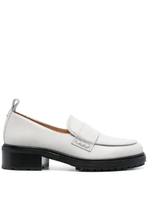 Coach Leah Chunky Sole Leather Loafers | Neutrals | FARFETCH