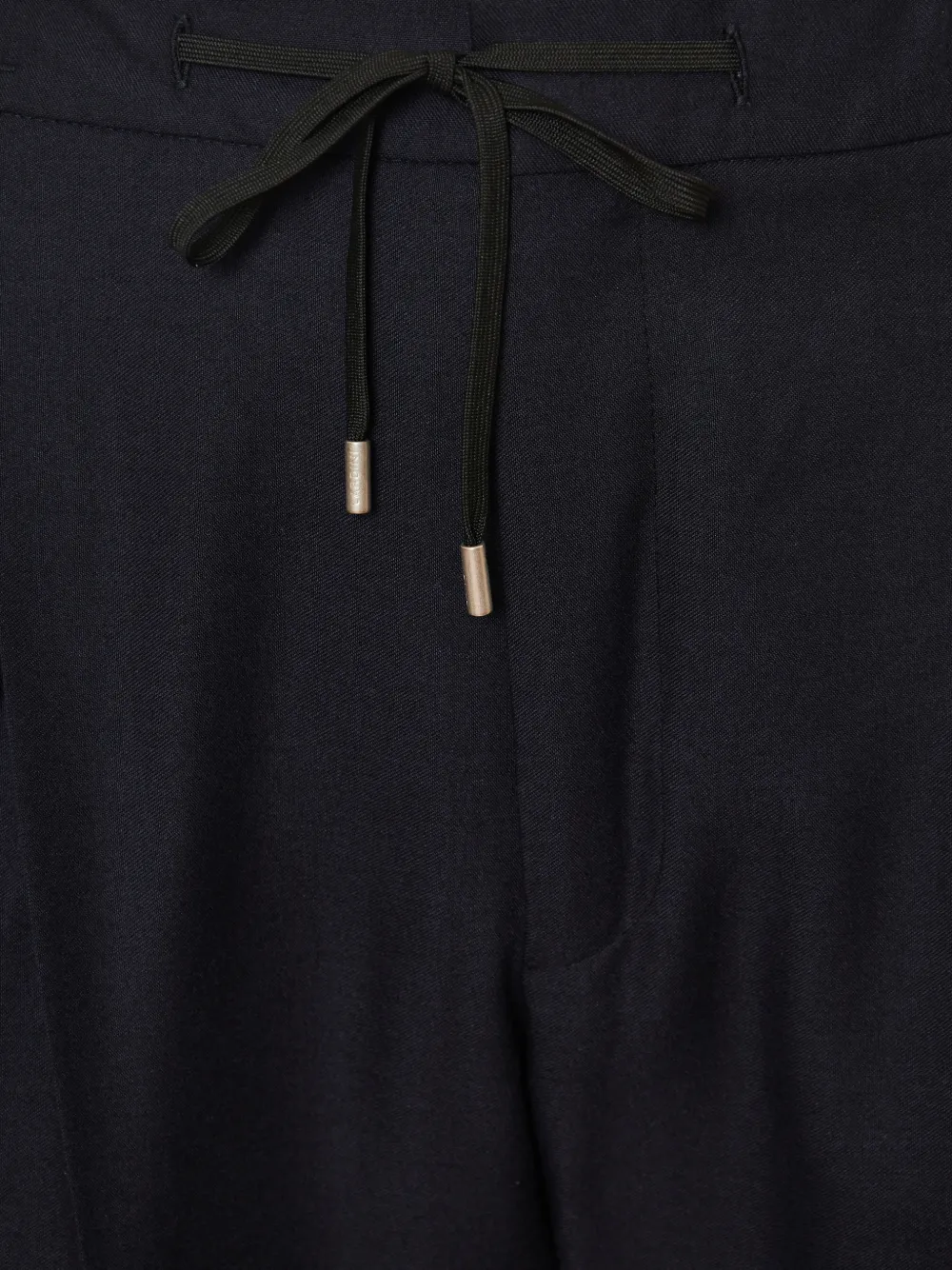 Lardini Broek met trekkoordsluiting en gekreukt effect Blauw
