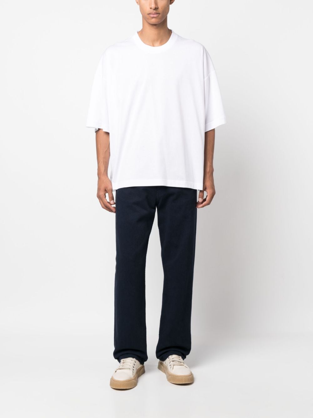 Studio Nicholson short-sleeve cotton T-shirt - Wit
