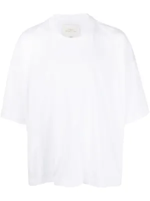 Casey Casey Big Rag Cotton T-shirt | Grey | FARFETCH SG