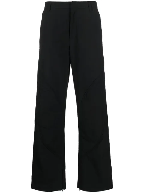 HELIOT EMIL mid-rise stud-detailing trousers