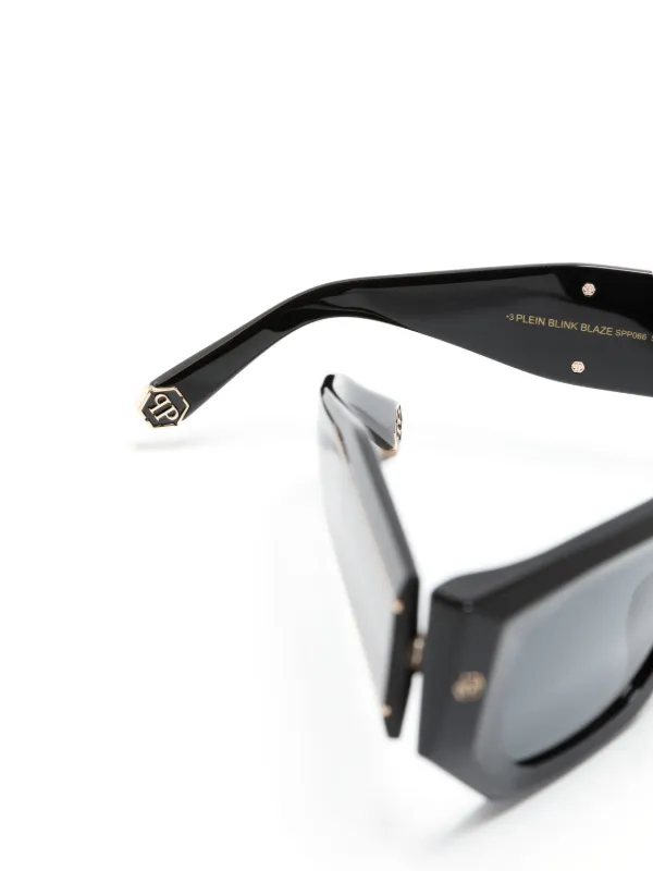 PHILIPP PLEIN スクエアフレームサングラス Philipp Plein Eyewear スクエアフレーム サングラス | ブラック