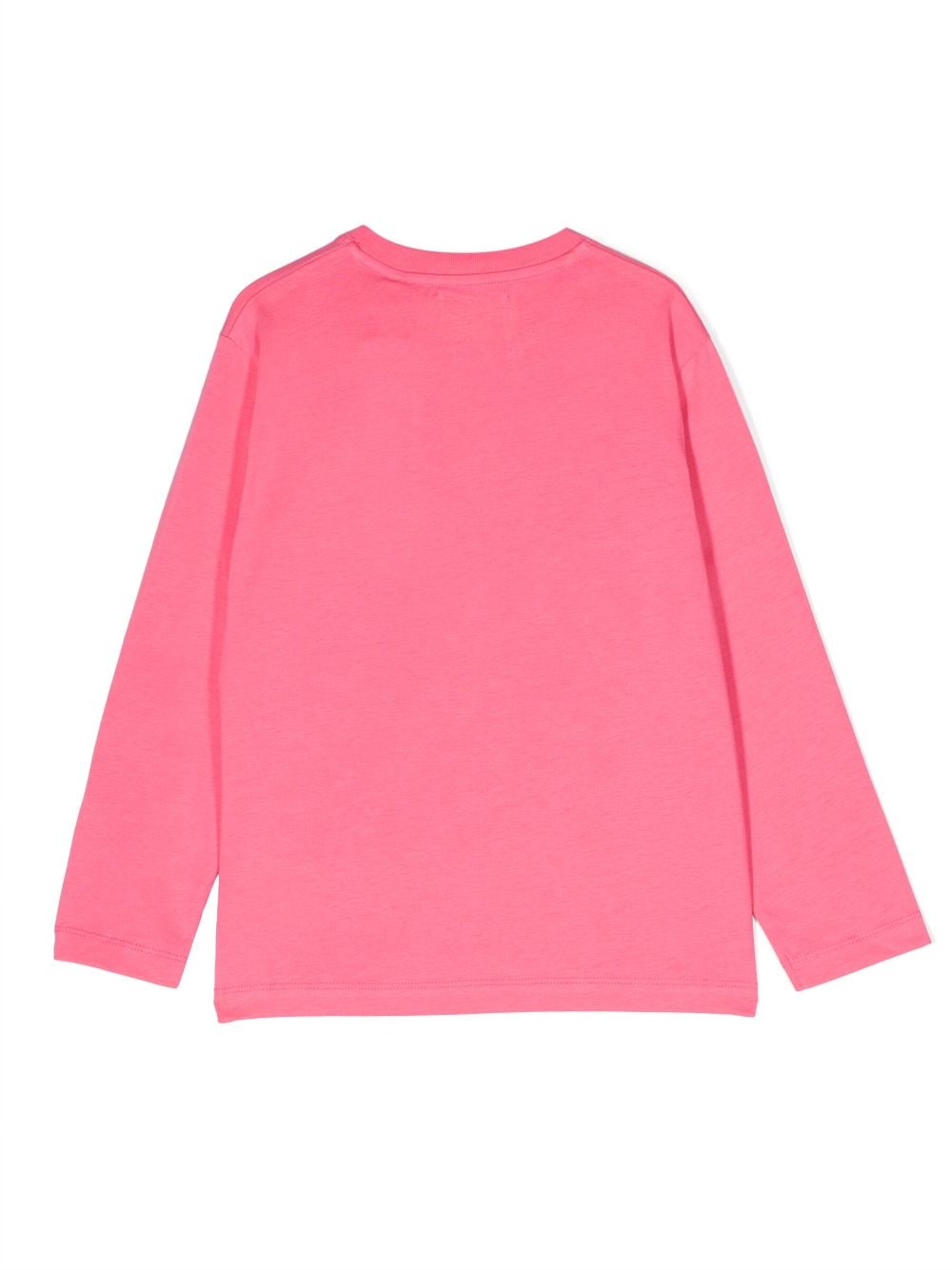 Off-White Kids logo-print long-sleeved T-shirt - Roze