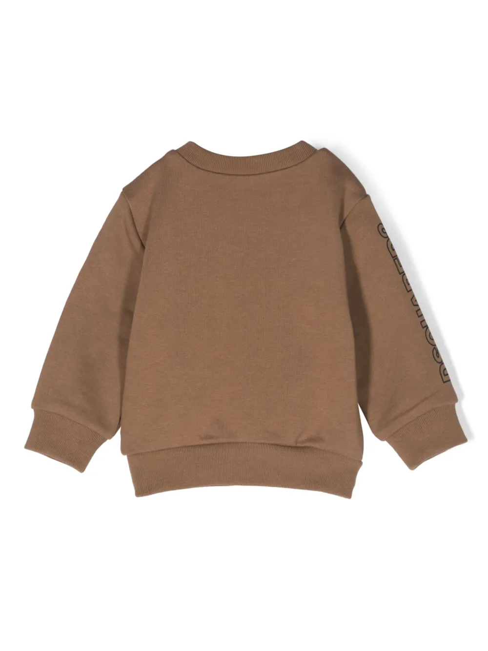 Dsquared2 Kids logo-print cotton sweatshirt - Bruin