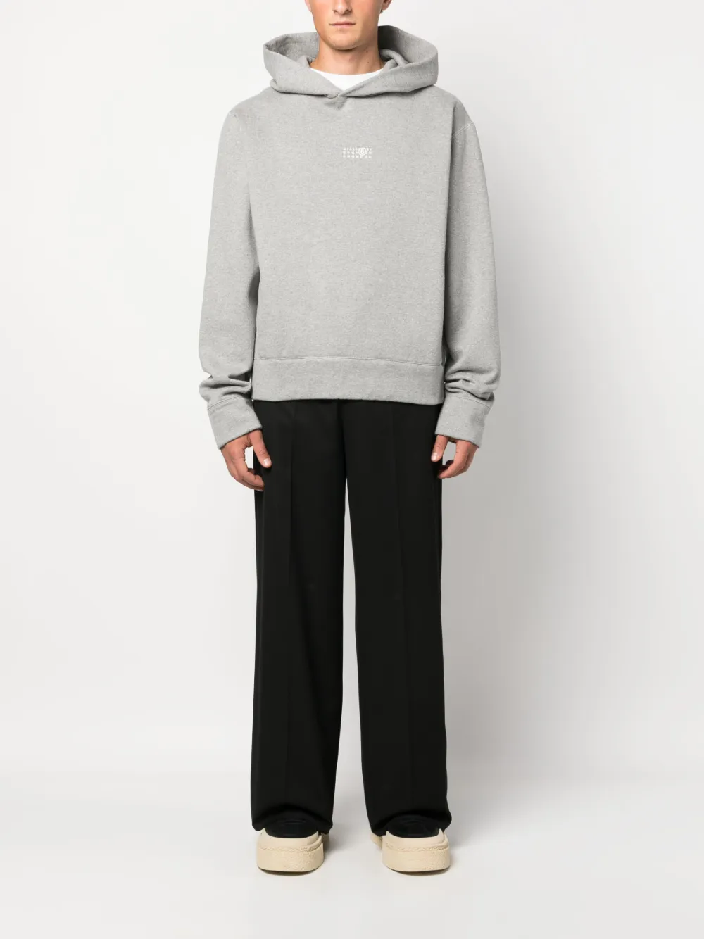 MM6 Maison Margiela Hoodie met logo - 853M GREY
