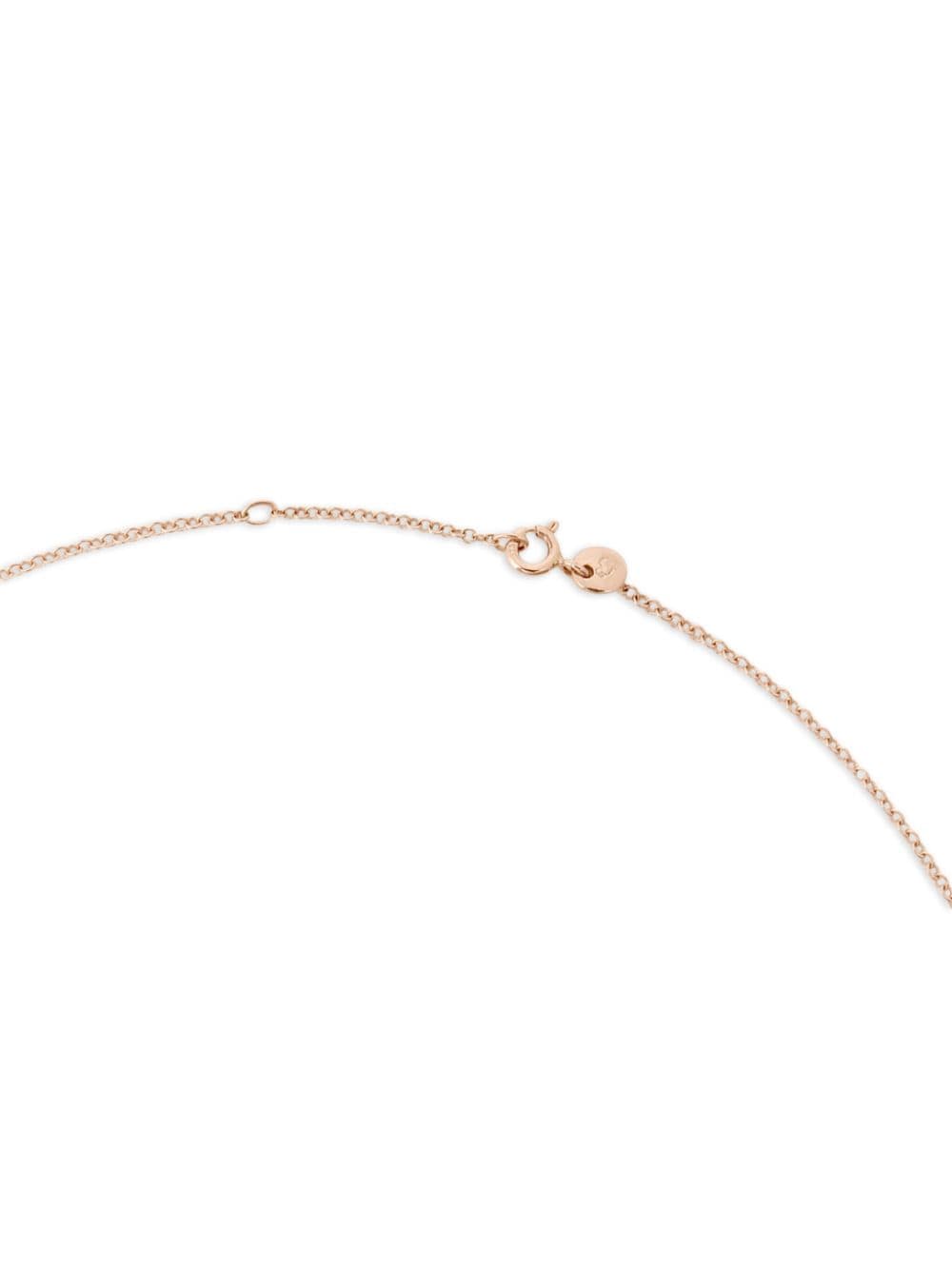 Shop Dodo 9kt Rose Gold Essentials Choker Necklace In Pink